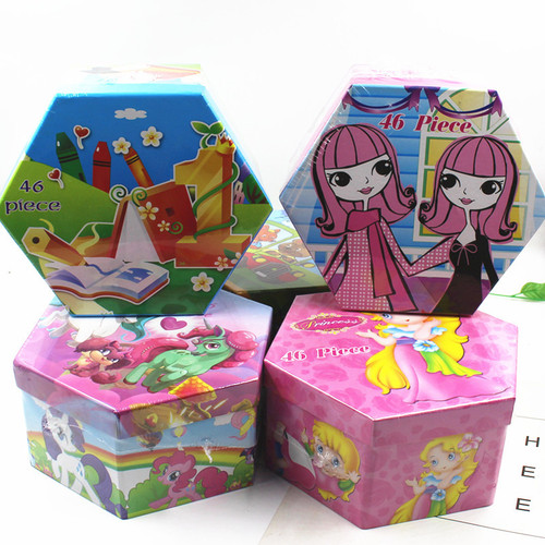 Wholesale 46-piece set of children's rotating paintbrush set Creative stationery Kindergarten and primary school art watercolor set