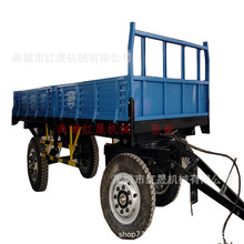 7CX-5农用拖拉机拖车 5吨拖车 批发非自卸车斗 出口拖车配件 红日