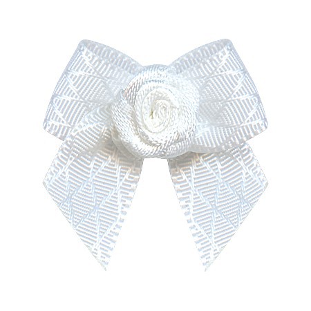 Yao Ming DIY accesorios de ropa interior accesorios para el cabello ropa interior caja de regalo decoración de flores rosa 3 puntos cinta arco