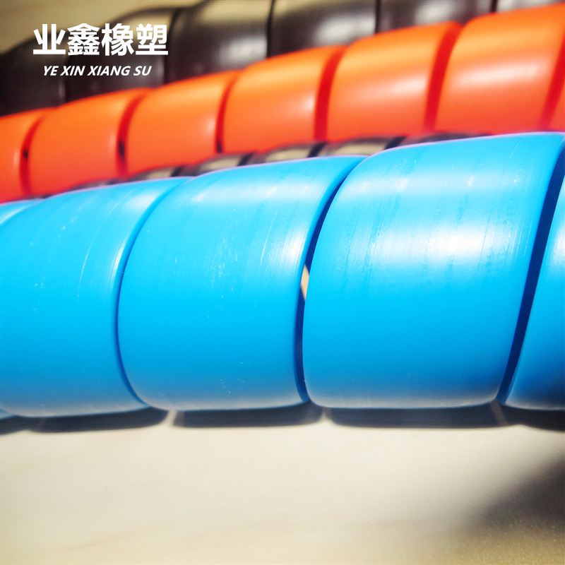 空调胶管油管螺旋保护套 洗车管塑料螺旋护套天然气管道 暖气管道