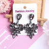 Fashionable crystal, earrings, dress, accessory