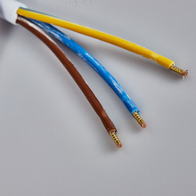 6平方软护套电线电缆三芯白色3芯线定 制电线三芯端子线