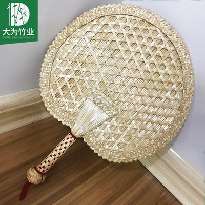 夏季热卖竹制品厂家 创意工艺品扇子 折扇竹编家用摆件 中国风扇