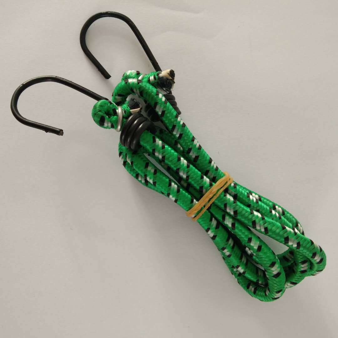 进口乳胶彩色编织绳 货物捆绑自行车电动车固定橡胶弹力行李绳