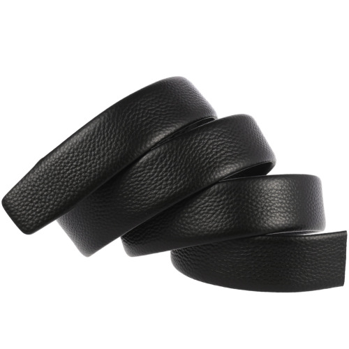 Double toe-layer cowhide belt strip, men's automatic buckle belt body LY35-3603