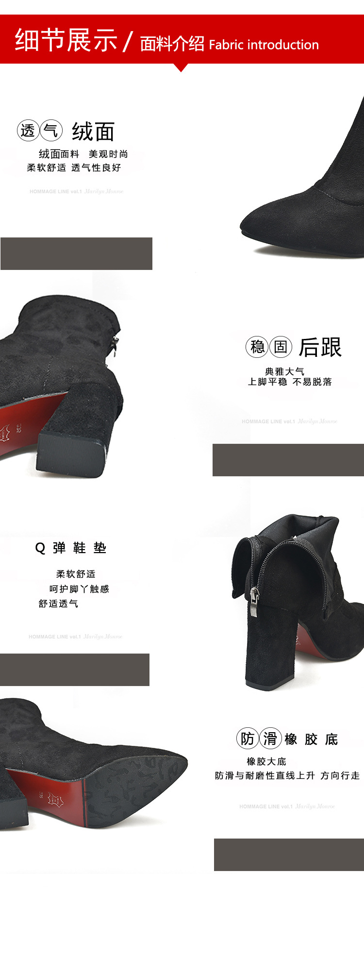 Bottes femme FILLE DE SOLEIL en Daim - Ref 3355082 Image 7