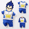 2019 new pattern spring and autumn baby one-piece garment Funny baby clothes Vegeta Saiyan Combat service Manufactor Direct selling