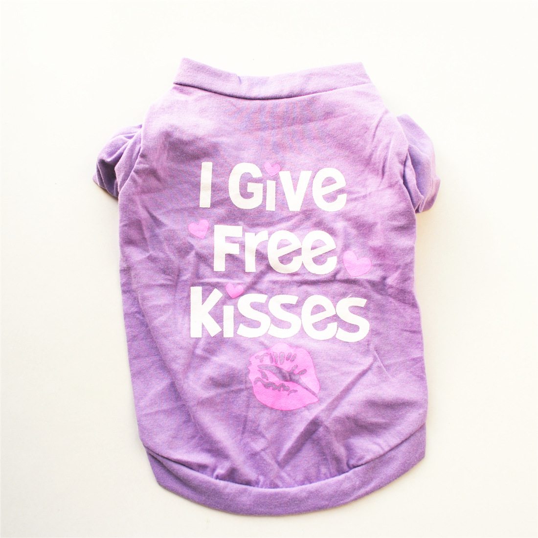 Daily Occasion Cotton Material Factory Direct Sales Puppy Clothes Spring And Summer Short Sleeved T-shirt
