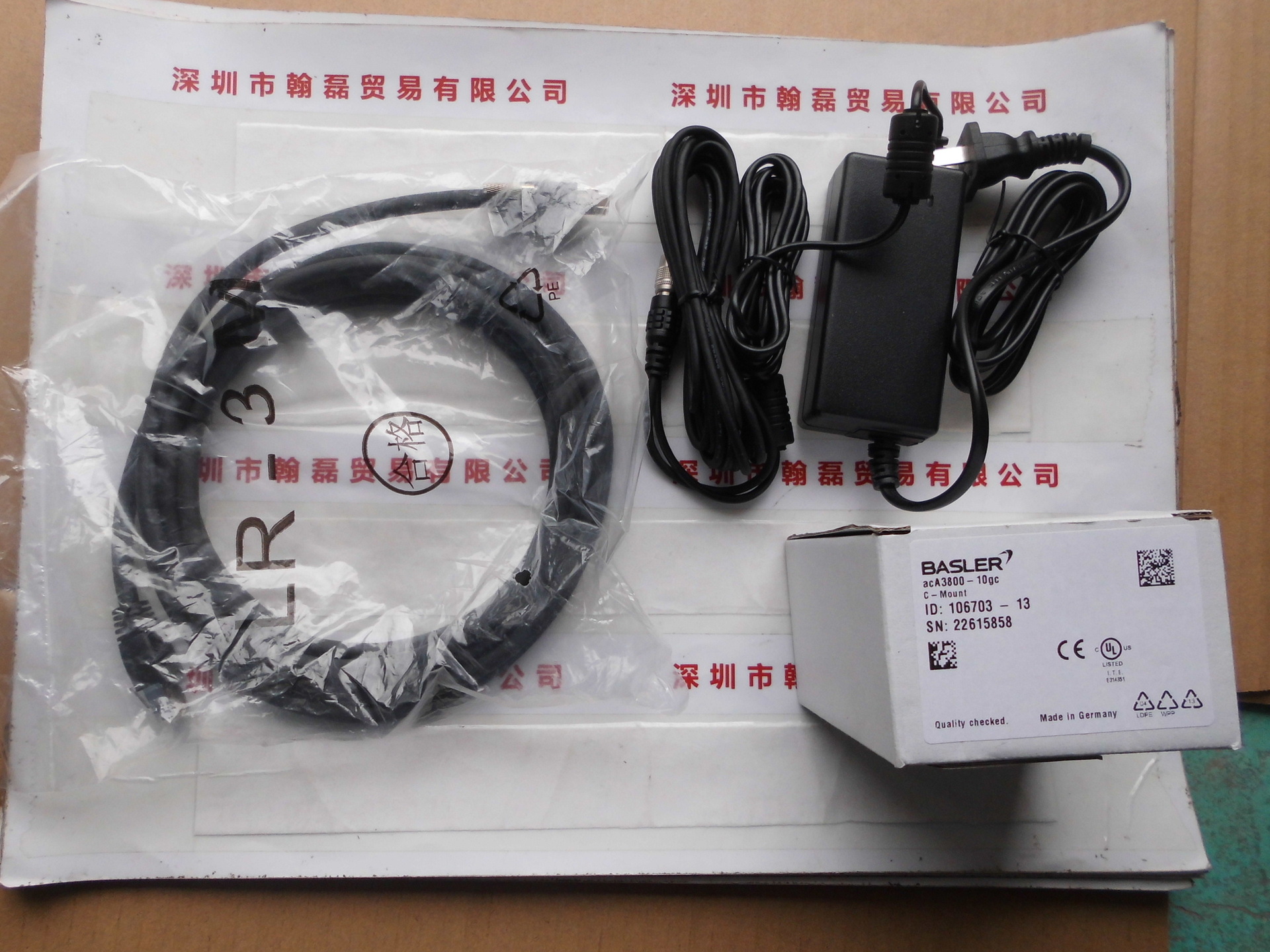 BASLER巴斯勒 acA3800-10gc 工业相机