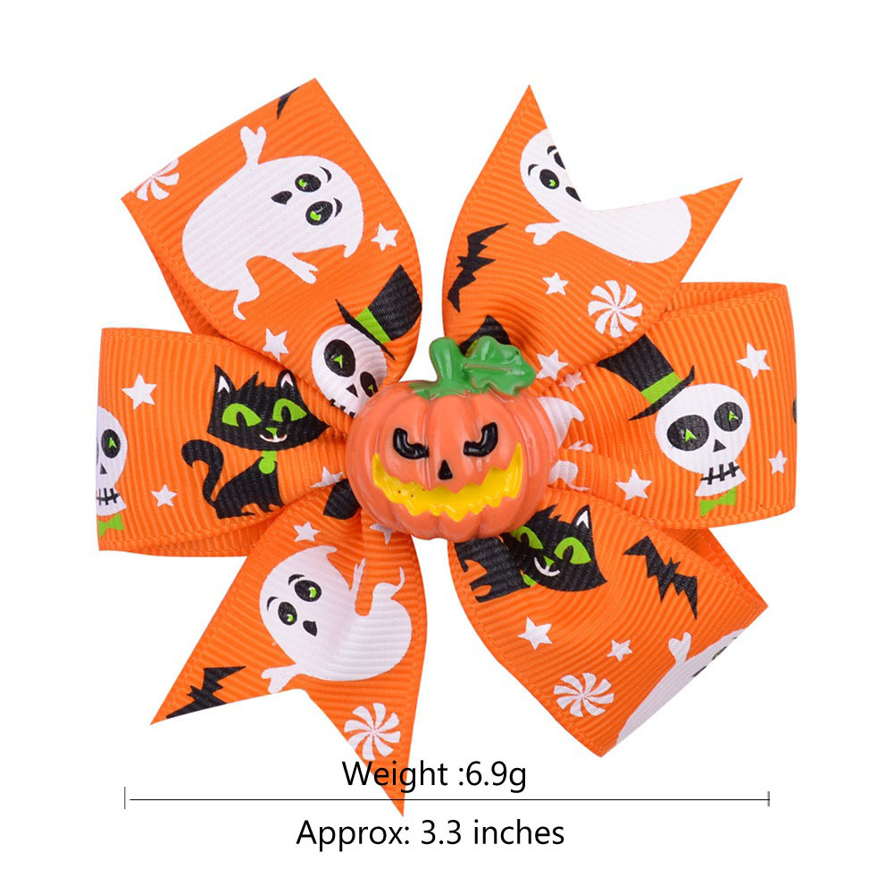 Hair Accessories Classification Wedding Occasion Halloween Bat Head Horror Bow Hairpin
