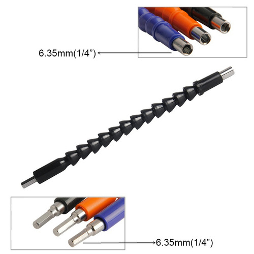 295mm universal flexible shaft flexible shaft rechargeable drill connecting rod electric drill electric screwdriver bit extension rod