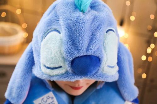 Car neck pillow, travel hooded neck pillow, single office nap pillow, cartoon U-shaped pillow plush toy