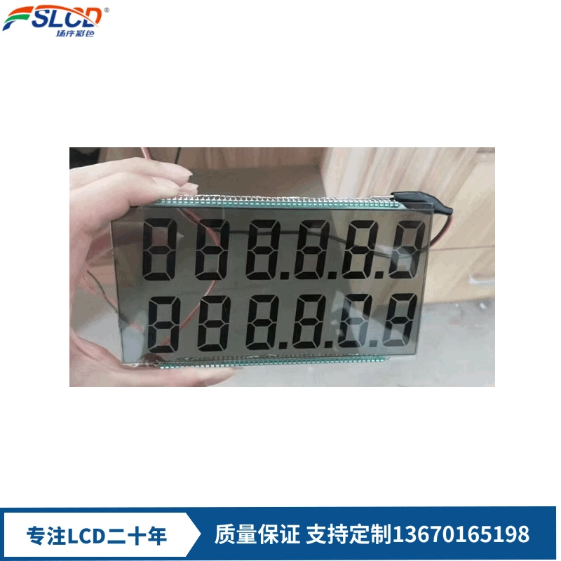 Полный обзор глянцевый прессованный бумажный LCD-дисплей Малое устройство LCD-аксессуары Полупрозрачный металлический ножной электронный экран