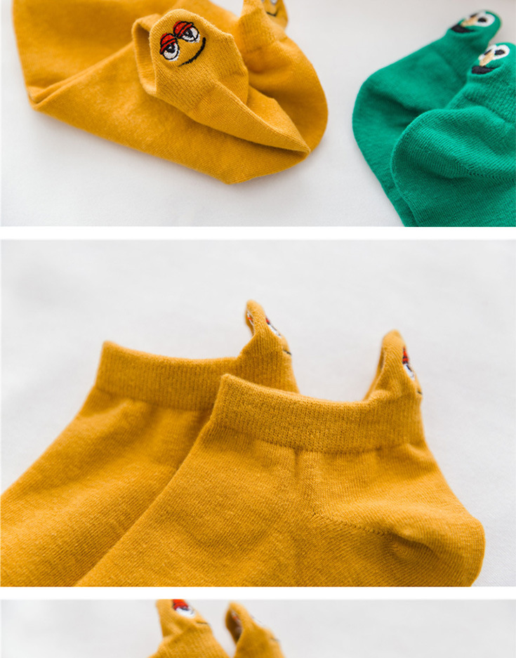 Sesame Street Smiley Face Ankle Socks