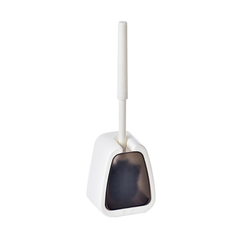 Long-handled cleaning brush toilet brush soft-bristled decontamination soft-bristled brush household cleaning punch-free set no dead corner toilet brush