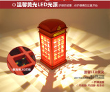 Светодиодный креативный ретро телефон, ночник, сенсорная настольная лампа, чтение для кровати, прямые продажи с завода, Великобритания