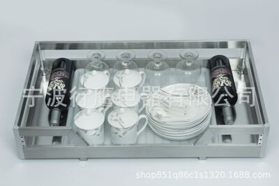 2020厨房储物拉篮抽屉式橱柜拉篮尼龙静音导轨抽屉式调味篮|ms