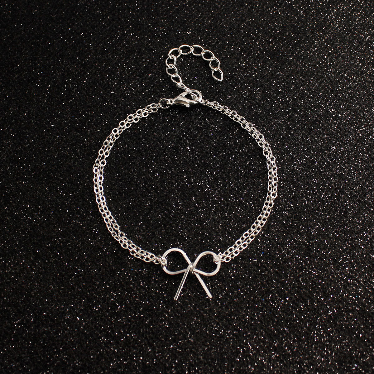 Bow Knot Pattern Classic Style Bow Knot Alloy Cable Chain Chain & Link Bracelets Wholesale