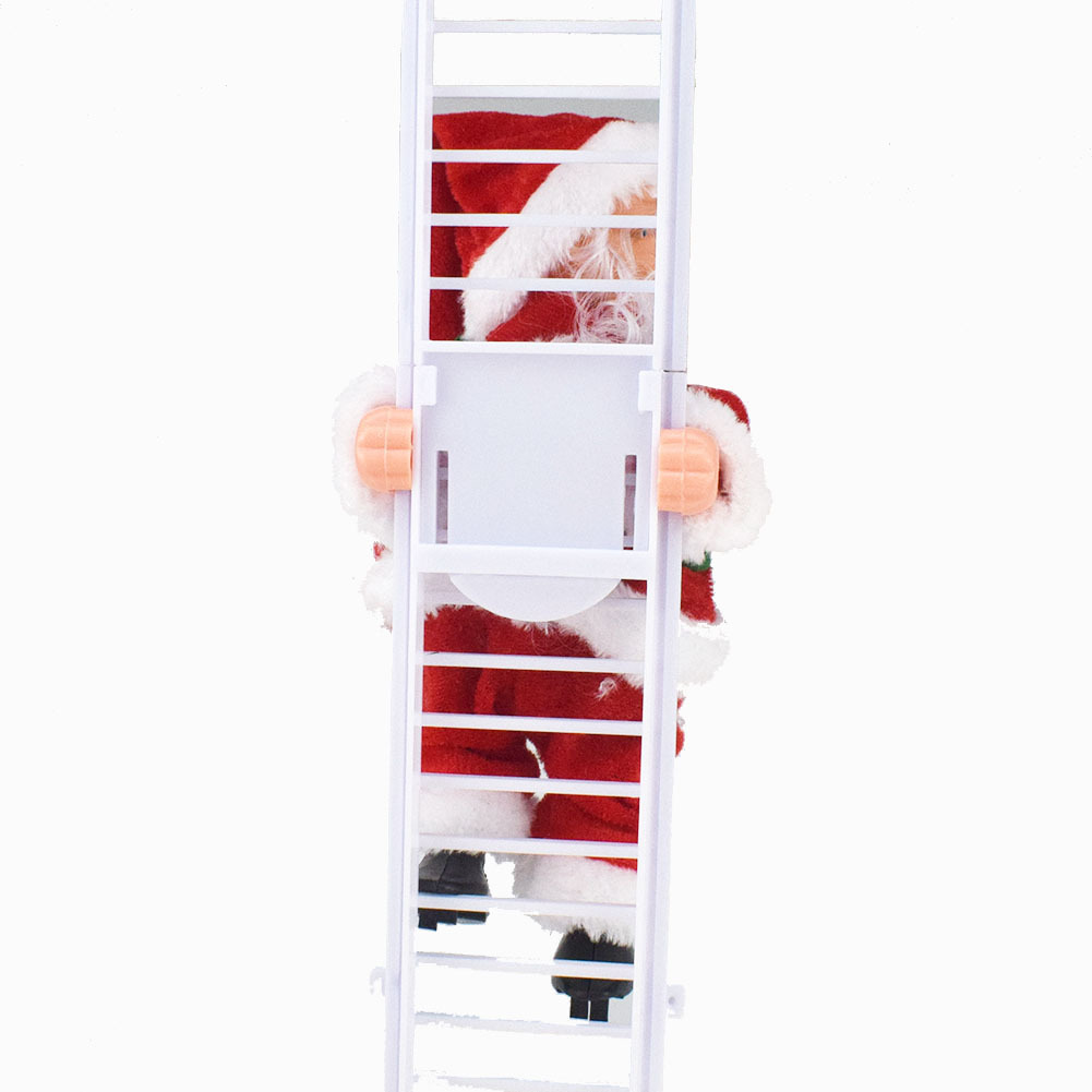 Lustige Elektrische Leiter Santa Claus Weihnachten Dekorationen Puppe Spielzeug Geschenkpicture1