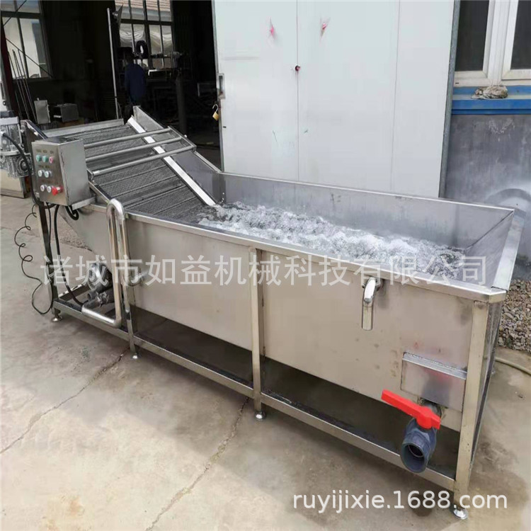 Factory custom-made leaf-eating grass bubble cleaning machine clover cleaning line quick-frozen clover cleaning equipment