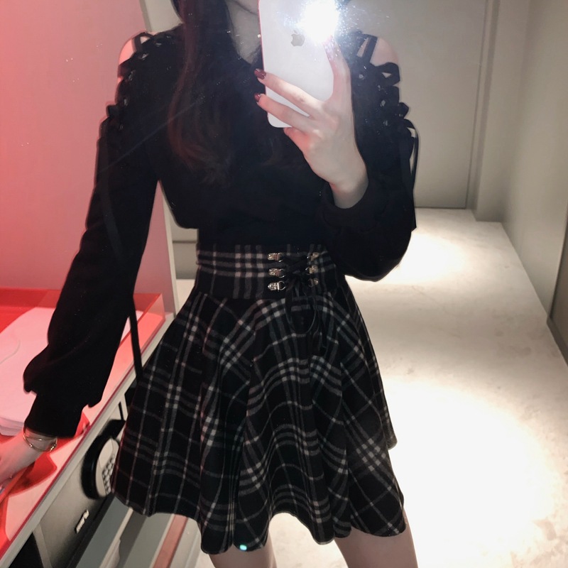 Cat Ear Strap Sweater