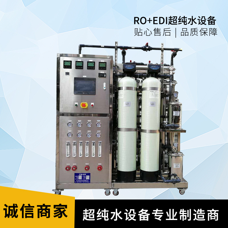 联纯二级RO+EDI-1000L/H 反渗透EDI水处理成套设备