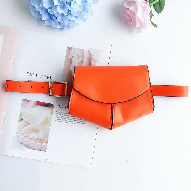 170g Weight Women'S Gender Orange, White, Beige, Pink, Black Color Retro Peach Heart Snake Pattern Waist Bag 5