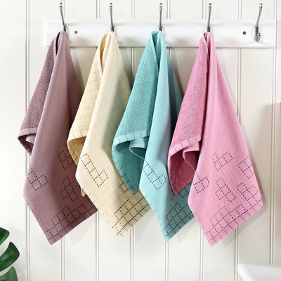 廠家直銷純棉紗布面巾 超市貨源柔軟吸水禮品毛巾定制日用品批發