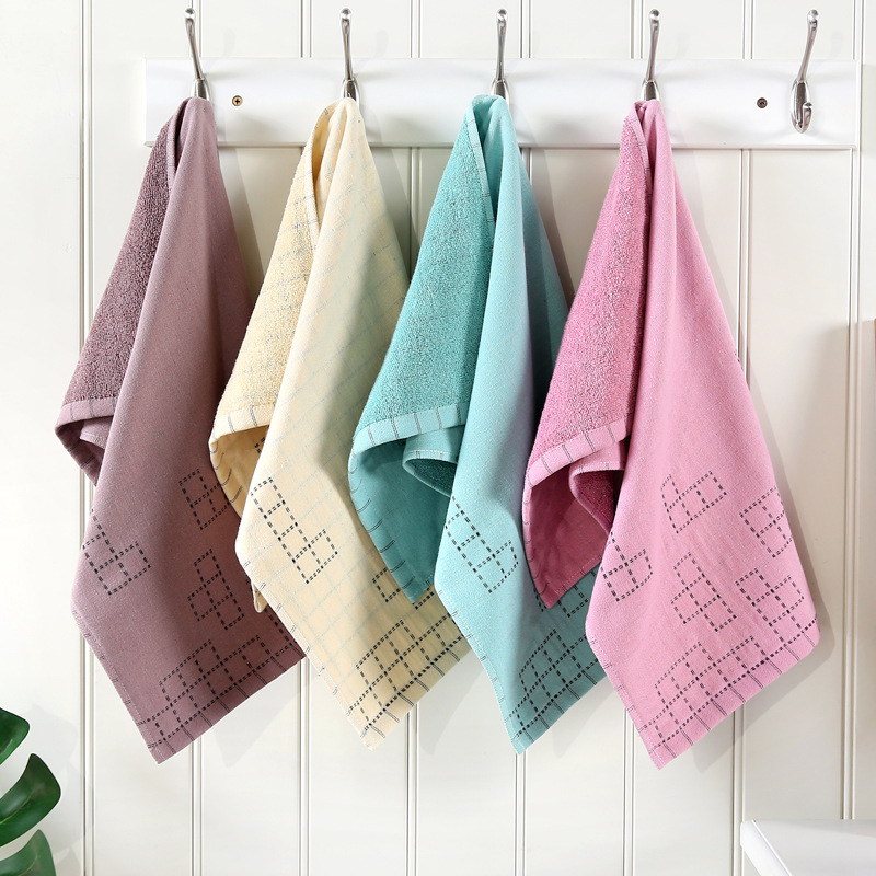 廠家直銷純棉紗布面巾 超市貨源柔軟吸水禮品毛巾定制日用品批發