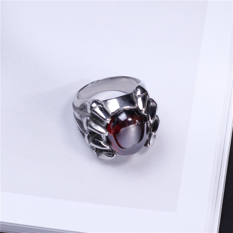 TitaniumStainless Steel Fashion  Ring  Steel color8  Fine Jewelry NHIM1603Steelcolor8picture4
