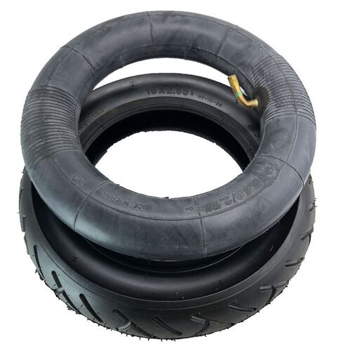 Electric Skateboard 10x2.50 Inner and Outer Tires 10-inch Thick Inner and Outer Solid Tires Butyl Rubber Inner and Outer Tires