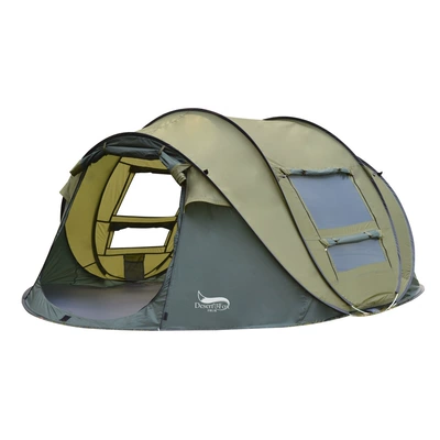 Desert Fox outdoor automatic Çadırlar - grass-green-and-army-green-3-4-people