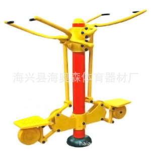 供应 户外健身器材 HAS-2141A   双人坐拉训练器 升级版