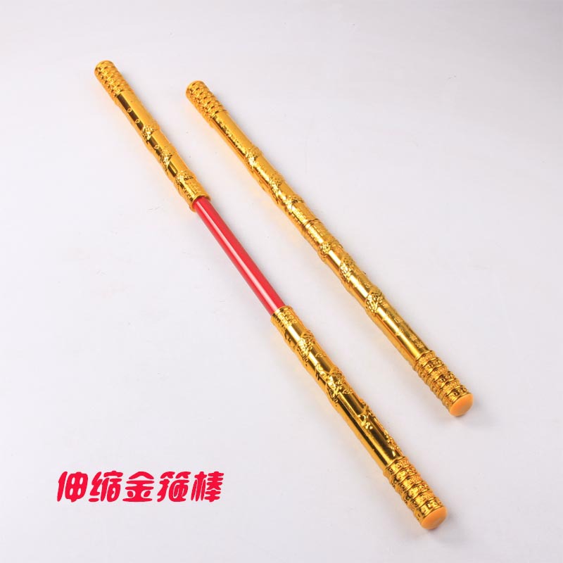 孫悟空金箍棒 可伸縮如意金箍棒鍍金 景區廟會批發兒童玩具