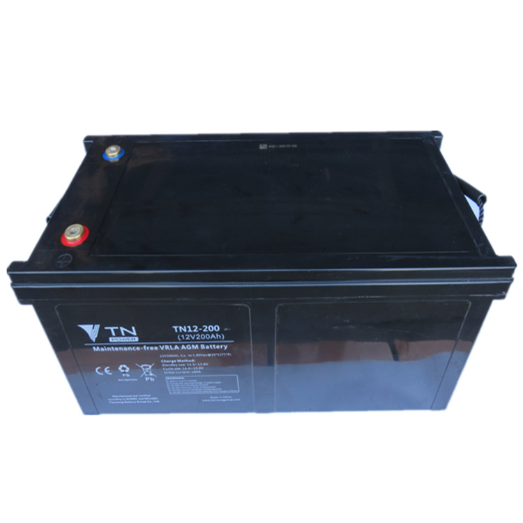 宁波天能12V200AH船用备用蓄电池电源柜机房电信银行不间断电源