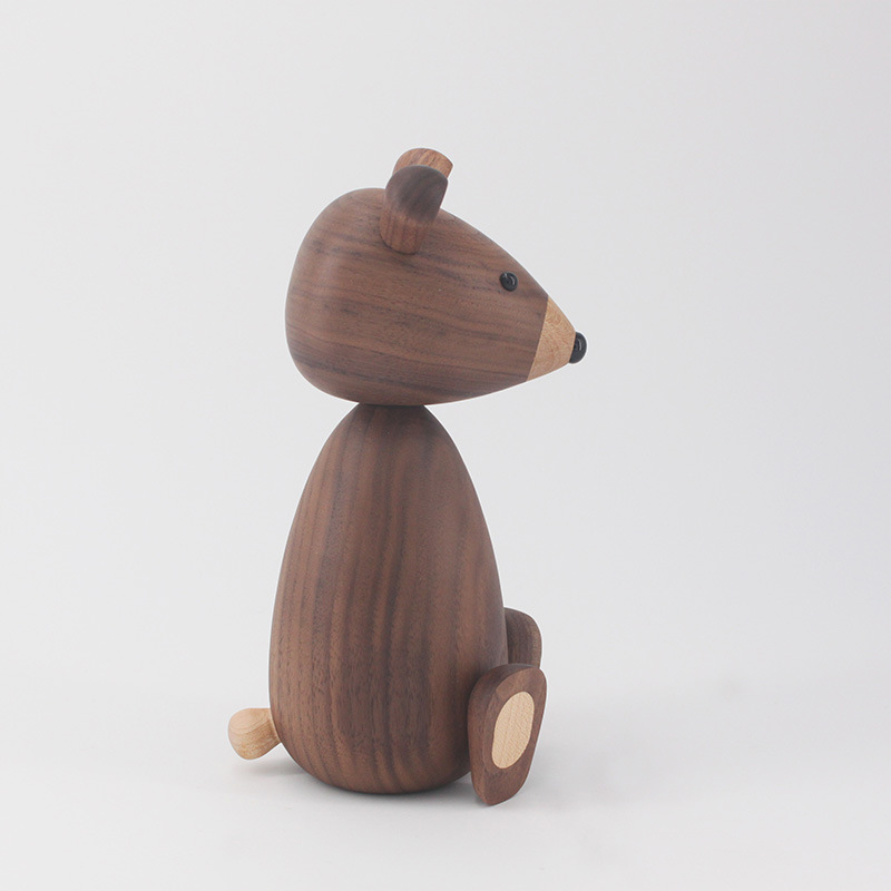Wooden Squirrel - Close Up