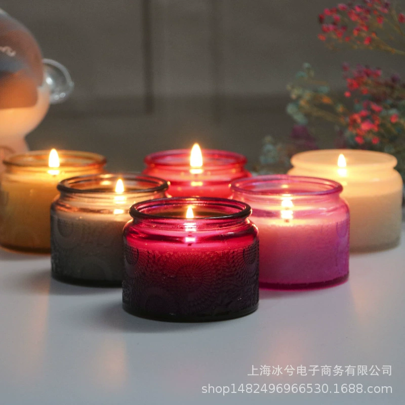 Glass aromatherapy Pico Girl, ароматическая свеча, подарок на день рождения