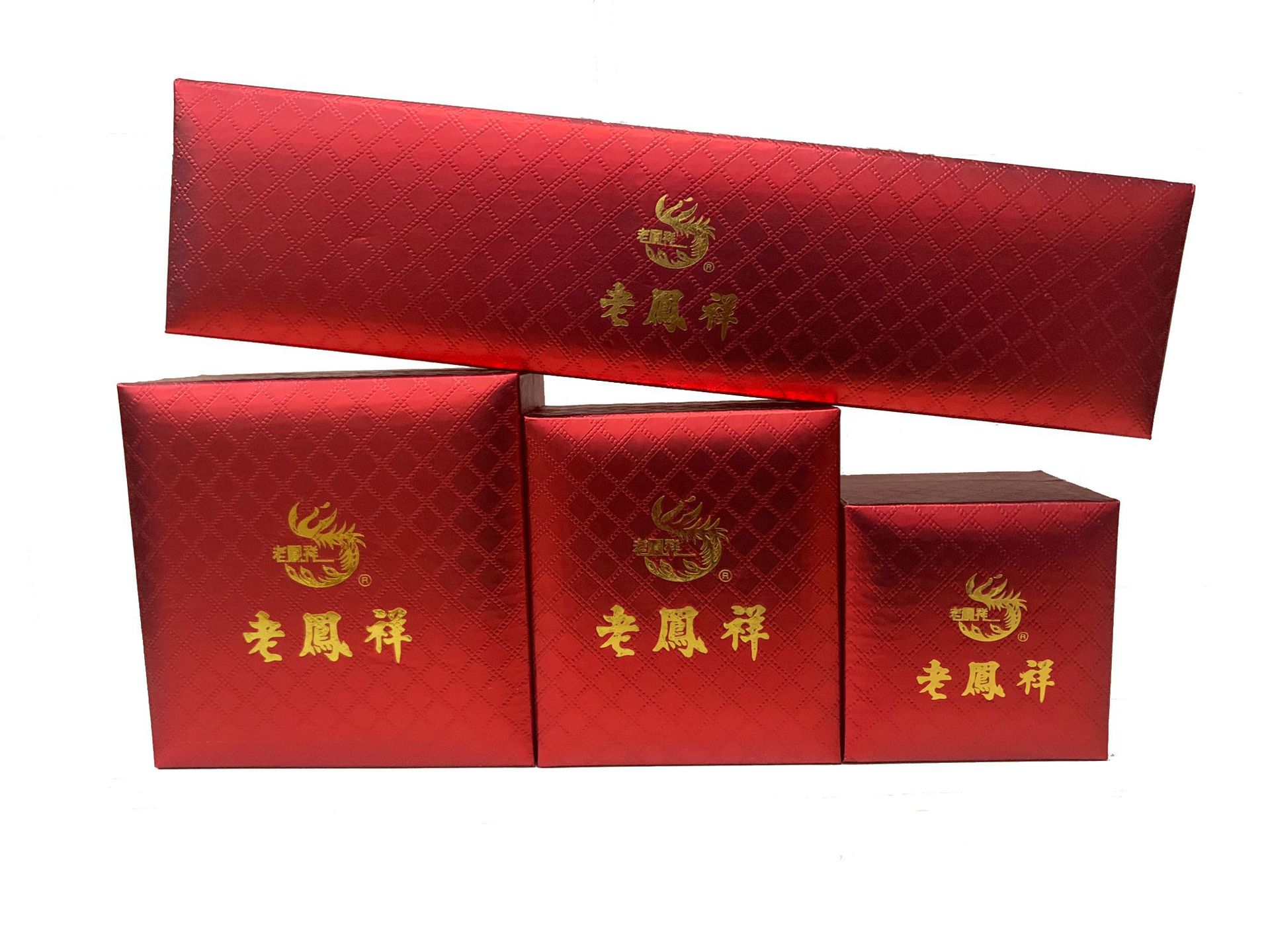 新款5号首饰盒 胶盒 开业金店珠宝戒指吊坠手镯项链盒 含定制logo