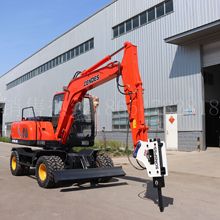 山西太原 轮式挖掘机 抓木机 卷扬机360°旋转 物美价廉