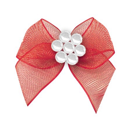 Yao Ming cinta de poliéster arco acabado accesorios textiles en stock al por mayor 2,6 cm ancho hecho a mano arco cinta image 9