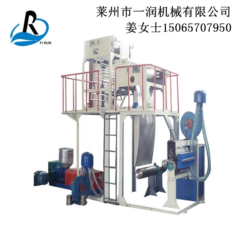 一润机械风冷吹膜机 塑料撕裂膜尼龙草捆扎打包绳挤出拔丝拉丝机