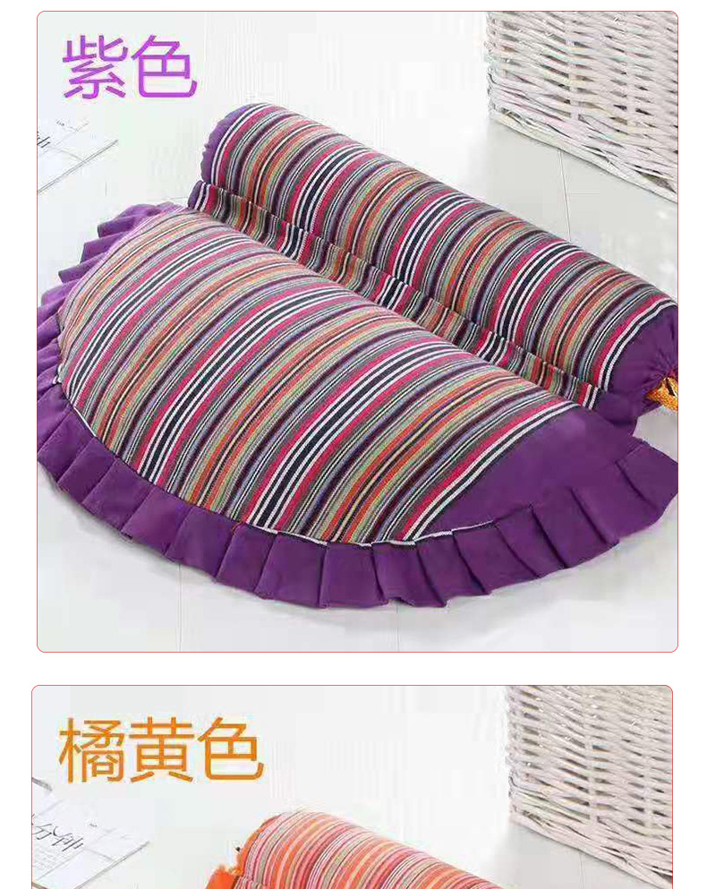 Moxa Pillow Ai Zhen Ai Rong Neck Support Cushion Mugwort Leaf Filled Fabric Pillow for Relaxation in use