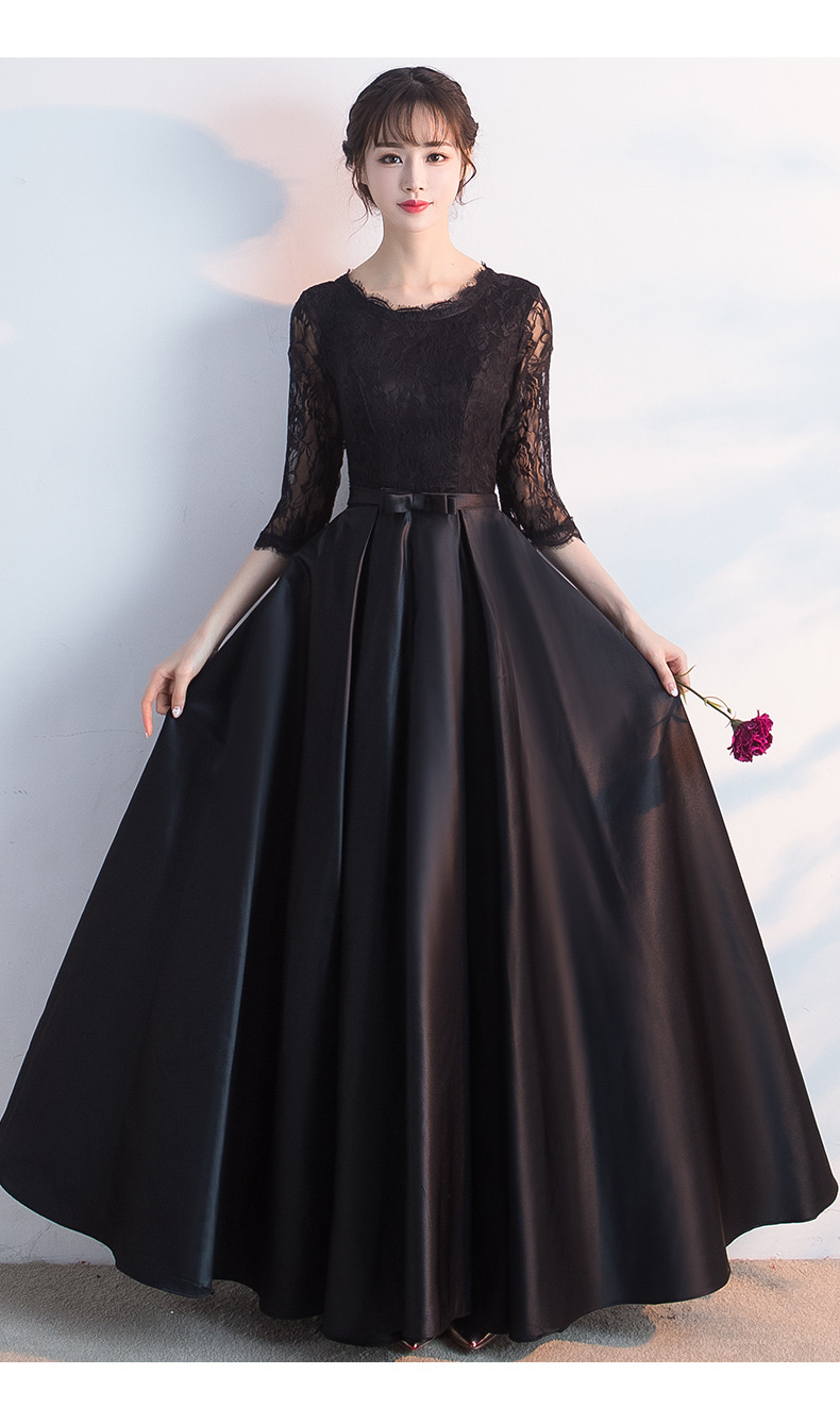 Patchwork Satin Dress Image 5