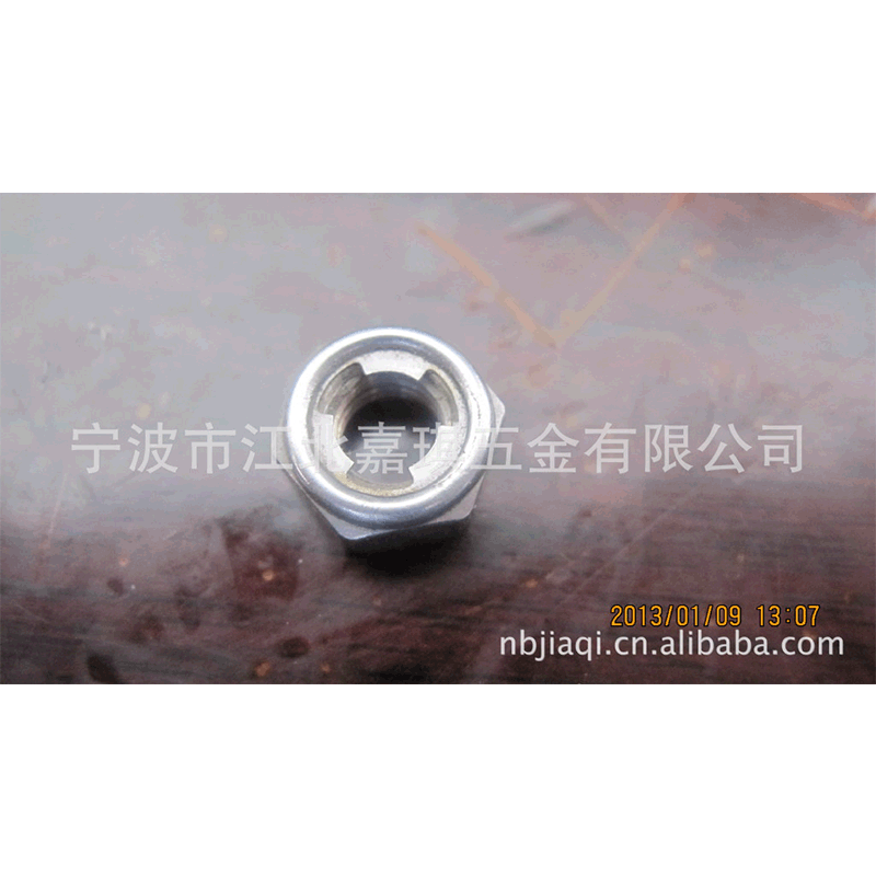 供应优质全金属六角法兰锁紧螺母