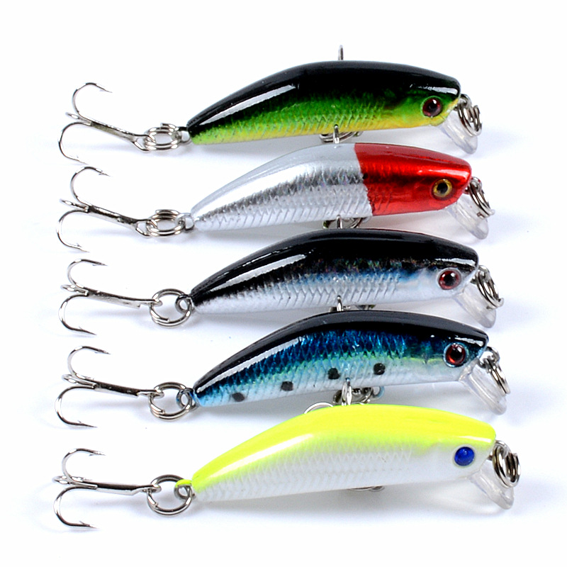 路亚饵悬停微物米诺鱼饵Minnow4.5cm/2.8g塑料硬饵沉水远投假饵厂