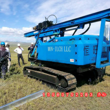 北疆打樁機 北疆履帶打樁機廠家實拍 北疆新款履帶光伏打樁機價格