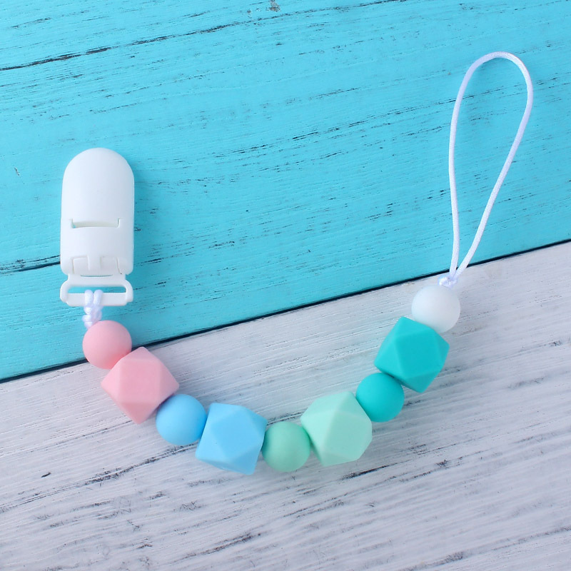 Comercio exterior nueva cadena de chupete de silicona suministros para bebés cadena anti-Caída de mordedor Amazon AliExpress cadena anti-perdida