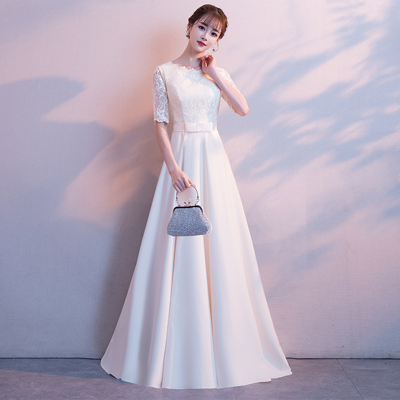 2026 New Elegant Long Evening Gown for Ladies, Suitable for Hostesses, Students, Graduation, and Art Exams, Banquet Evening Dress for Women