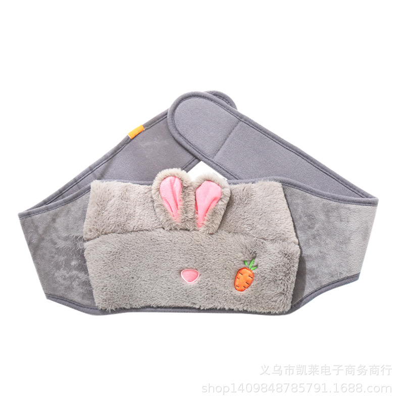 Venta al por mayor nuevo conejo traje de terciopelo piel de conejo de carga cinturón caliente multiusos cintura cinturón Palacio cinturón rodilla pad