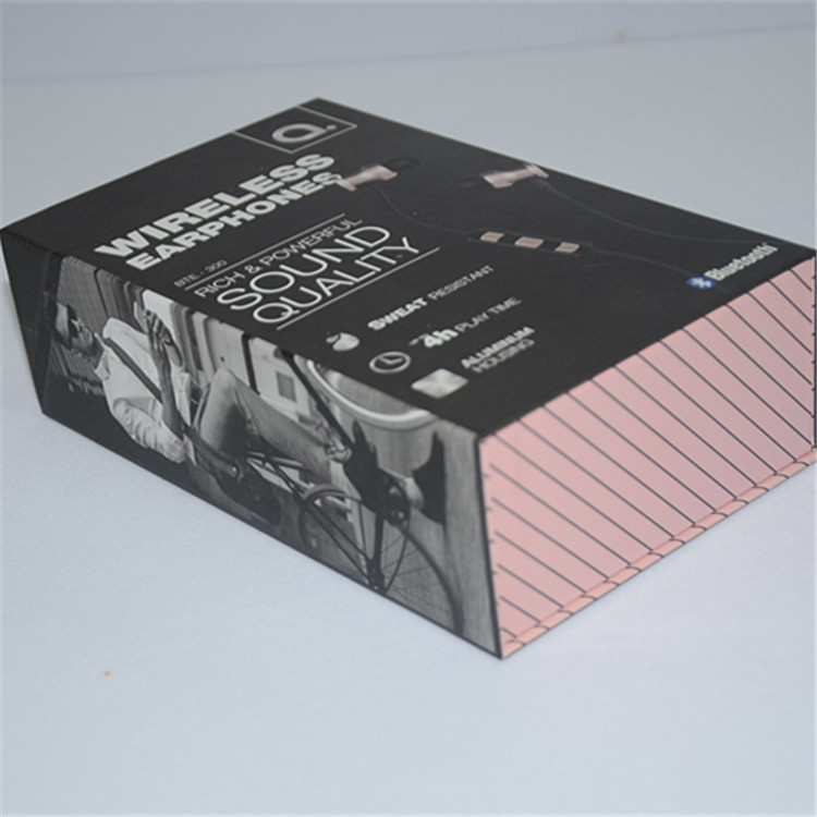 供应各类 精美黑色耳机盒  电子系列产品天地盒包装 通用包装盒